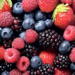 Blueberries, raspberries, strawberries and blackberries