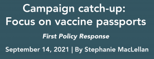 Article title-Campaign catch-up: Focus on vaccine passports