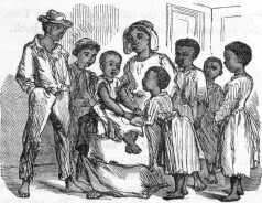 Ann Maria Jackson and her seven children—Mary Ann, William Henry, Frances Sabrina, Wilhelmina, John Edwin, Ebenezer Thomas, And William Albert.