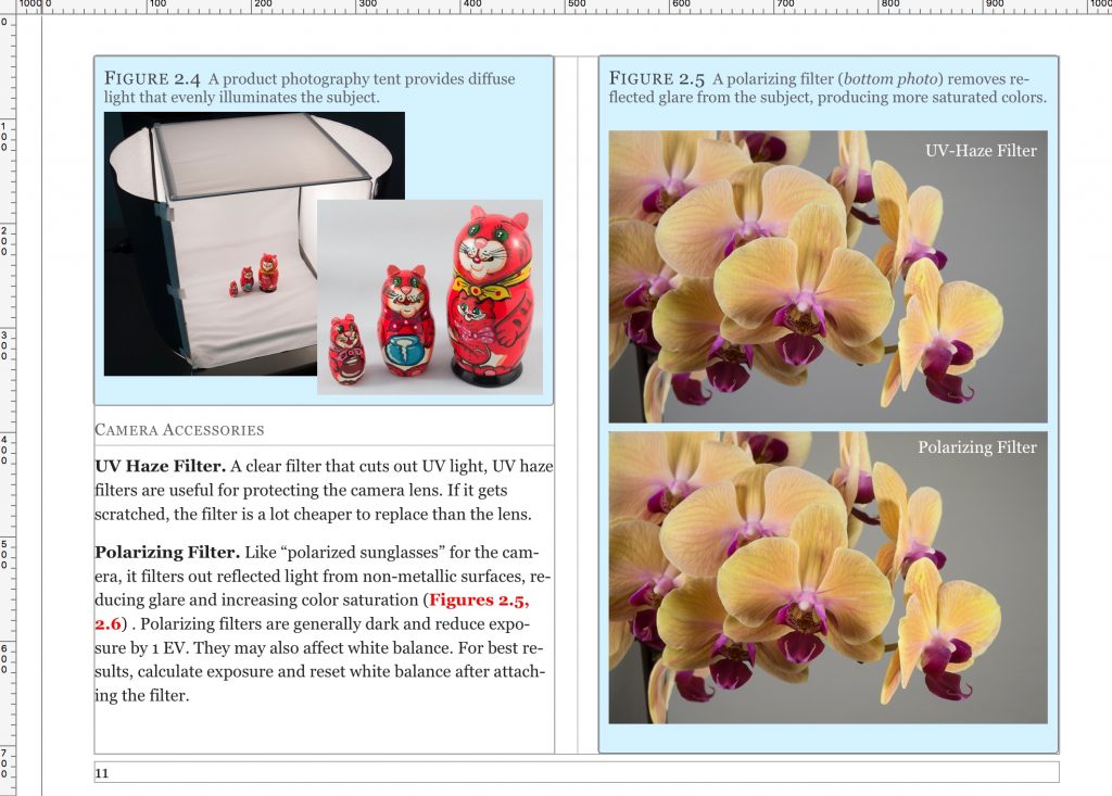 An iBook page layout showing text and images.